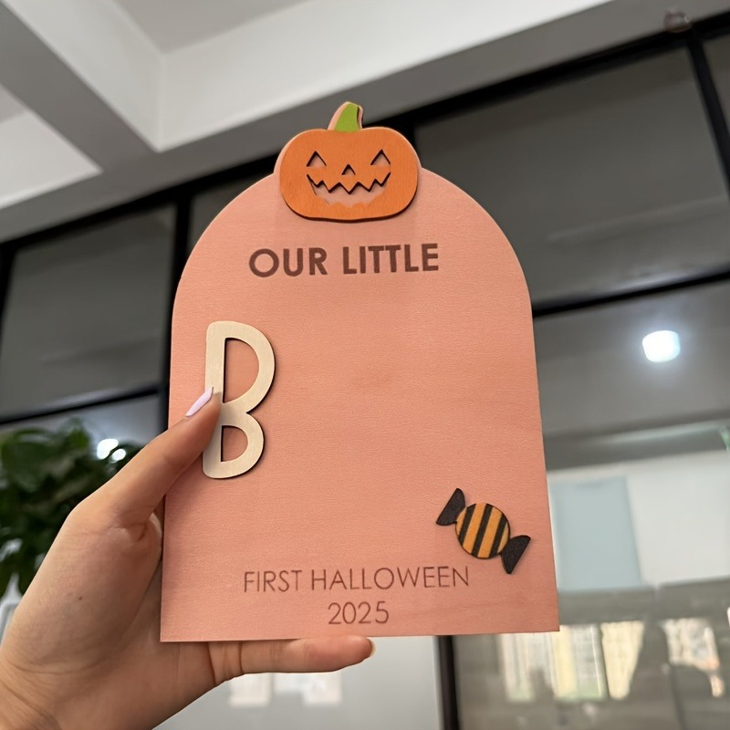 Personalized Baby First Halloween Keepsake